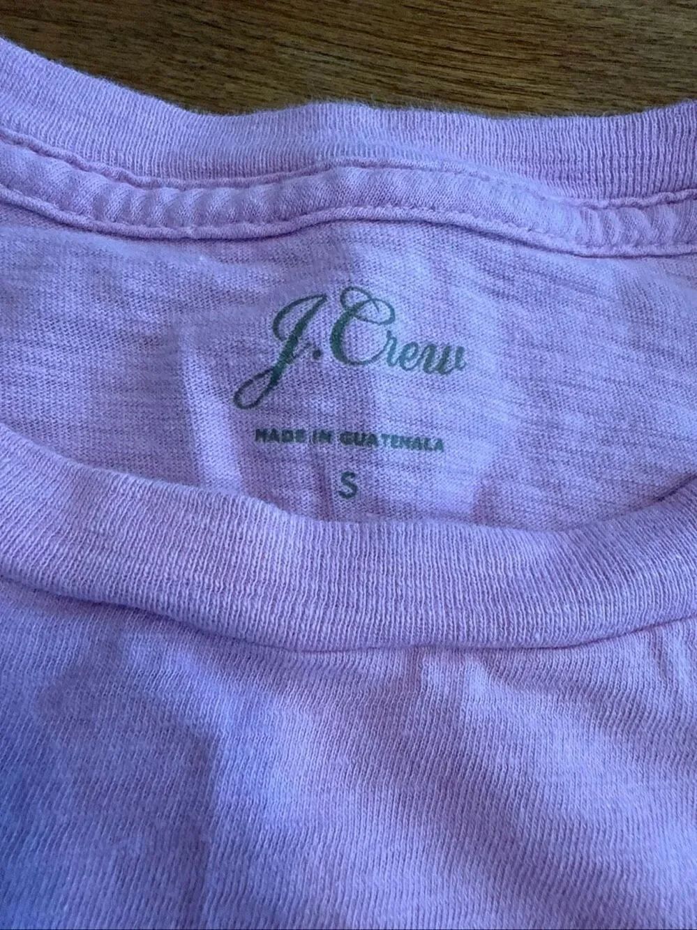 J.Crew Women’s "Sul Mare A Capri" Graphic Tee Short Sleeve T-Shirt Pink Small - Picture 6 of 9